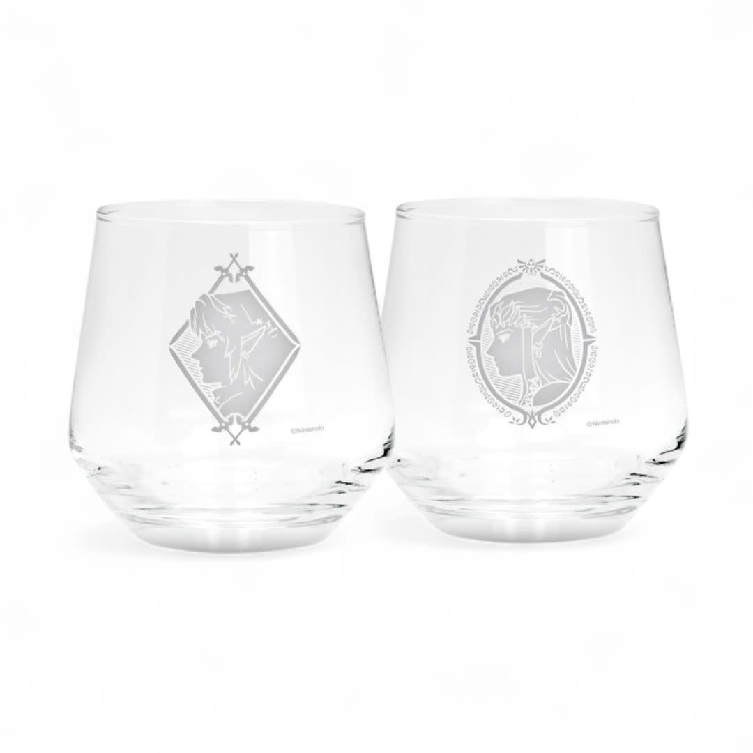 THE LEGEND OF ZELDA - 2 Glass Set - Zelda & Link EUROPE - Fans Geek Store