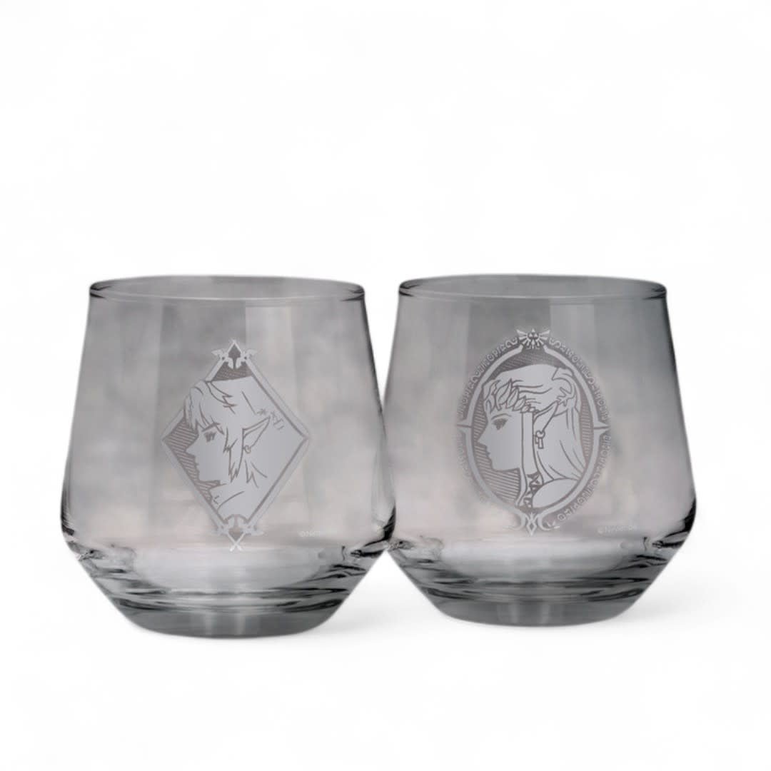THE LEGEND OF ZELDA - 2 Glass Set - Zelda & Link EUROPE - Fans Geek Store