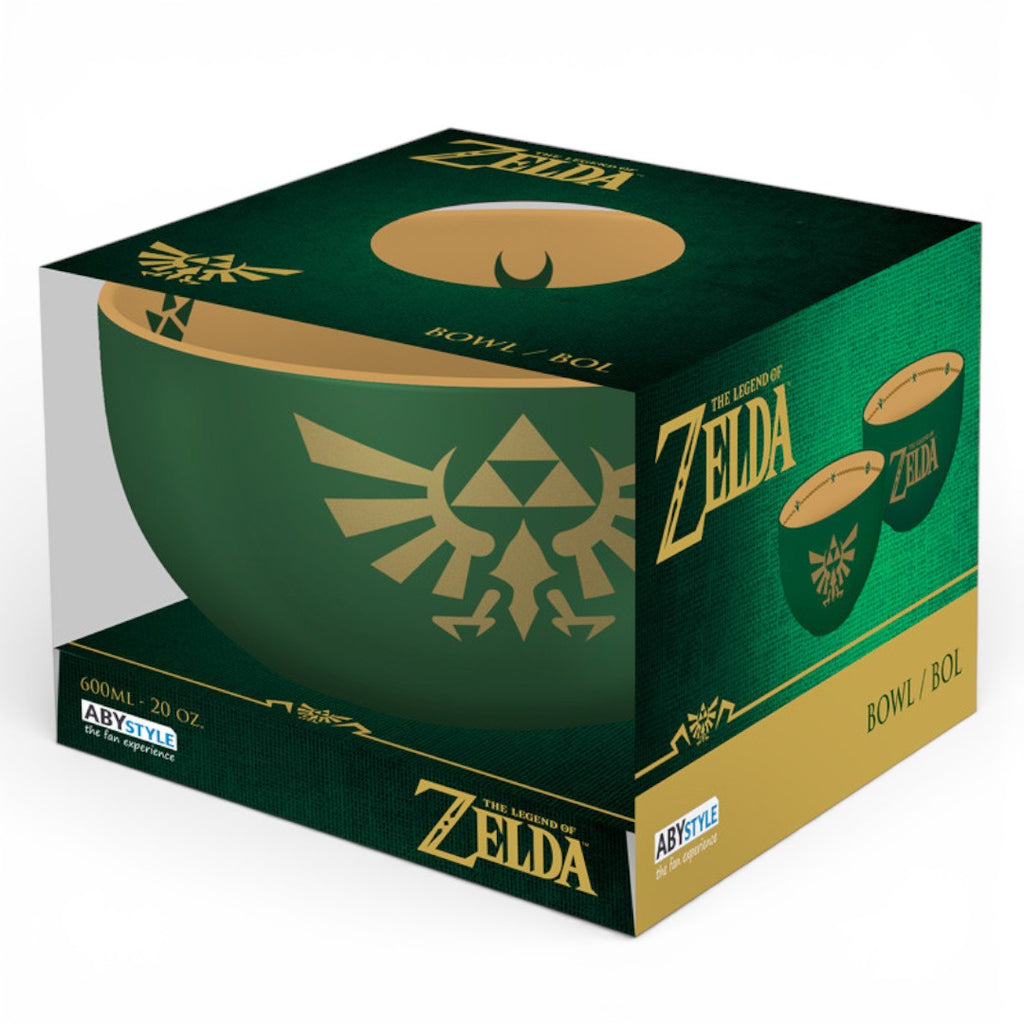THE LEGEND OF ZELDA - Bowl - 600 ml -"Hylian Crest"-Cardboard box