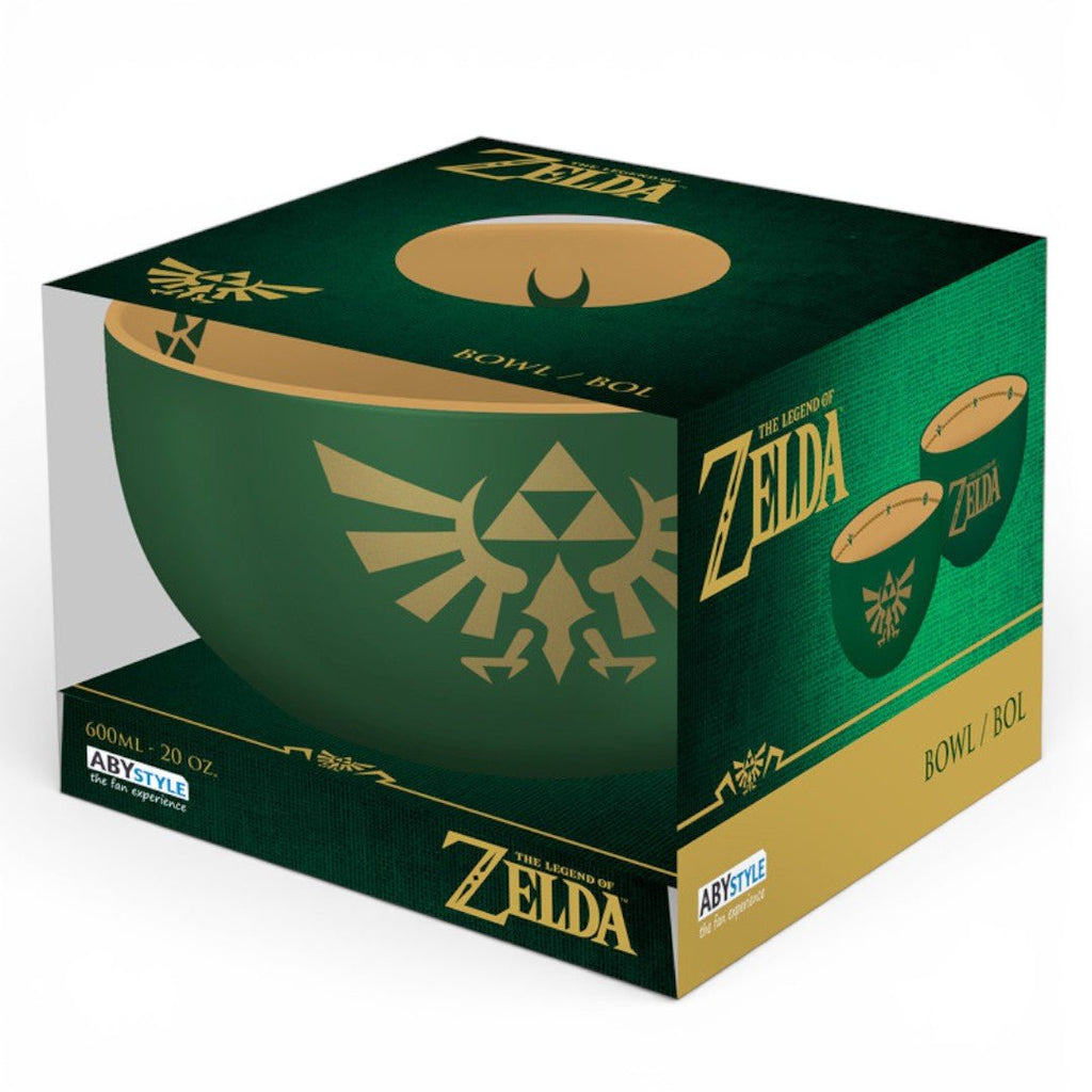 THE LEGEND OF ZELDA - Bowl - 600 ml - "Hylian Crest" - Cardboard box - Fans Geek Storeproduct_typeAbyStyle