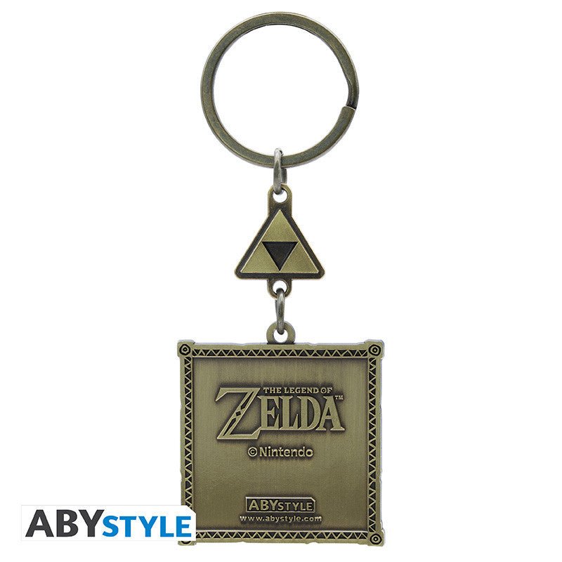 The Legend of Zelda Link & Triforce Sleutelhanger 4x4 cm - Fans Geek Storeproduct_typeABYstyle