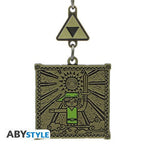 The Legend of Zelda Link & Triforce Sleutelhanger 4x4 cm - Fans Geek Storeproduct_typeABYstyle