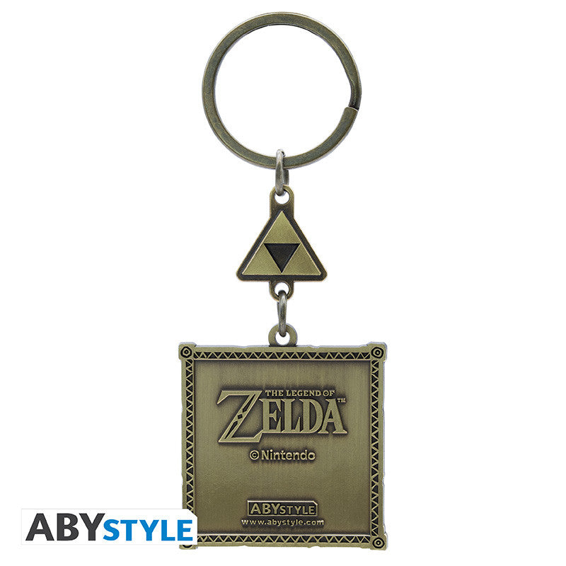 The Legend of Zelda Sleutelhanger Link & Triforce ABYstyle Metaal 4x4cm