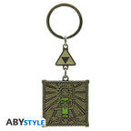The Legend of Zelda Sleutelhanger Link & Triforce ABYstyle Metaal 4x4cm