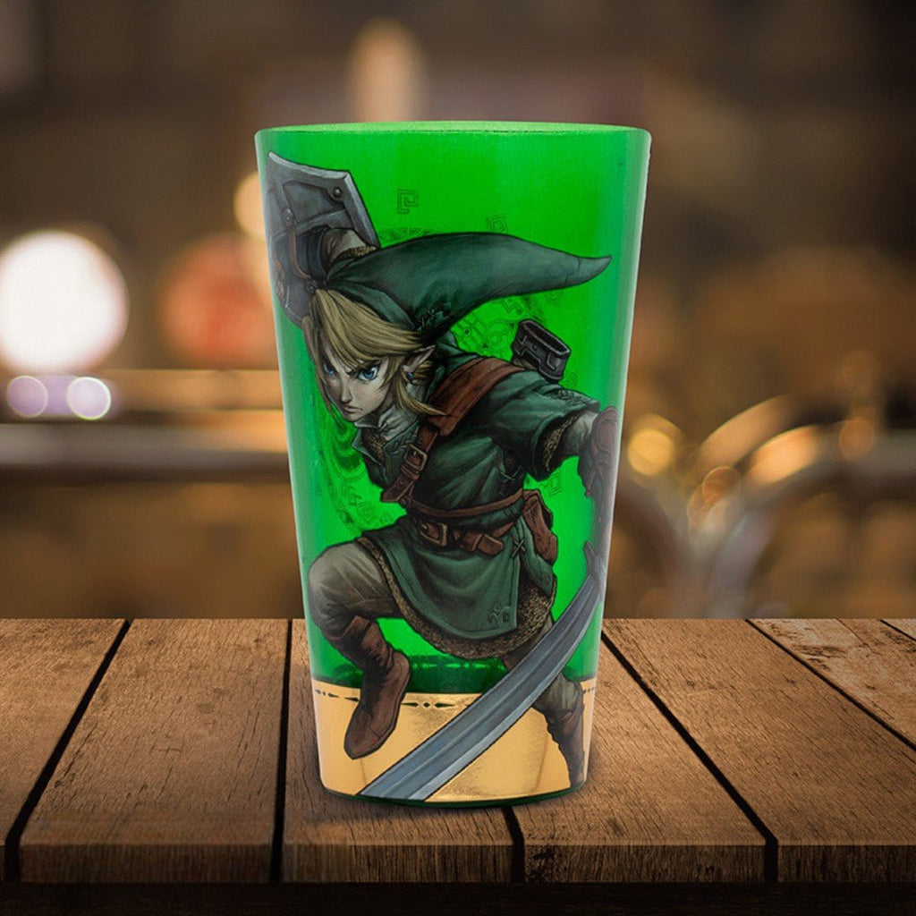 THE LEGEND OF ZELDA - Premium Large Glass - 400ml - Link box - Fans Geek Storeproduct_typeAbyStyle