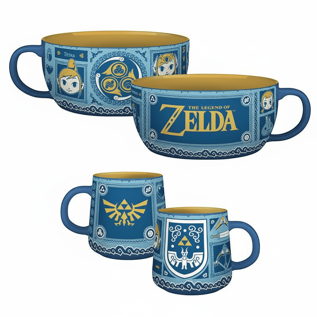 The Legend of Zelda: Wind Waker ontbijtset met mok en kom - Fans Geek Storeproduct_type#ABYstyle