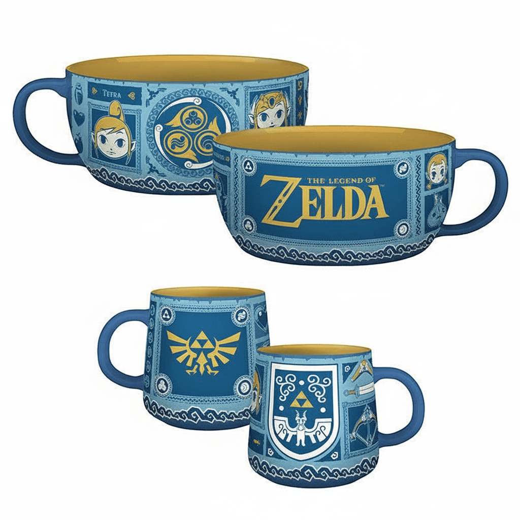 The Legend of Zelda: Wind Waker ontbijtset met mok en kom - Fans Geek Storeproduct_type#ABYstyle