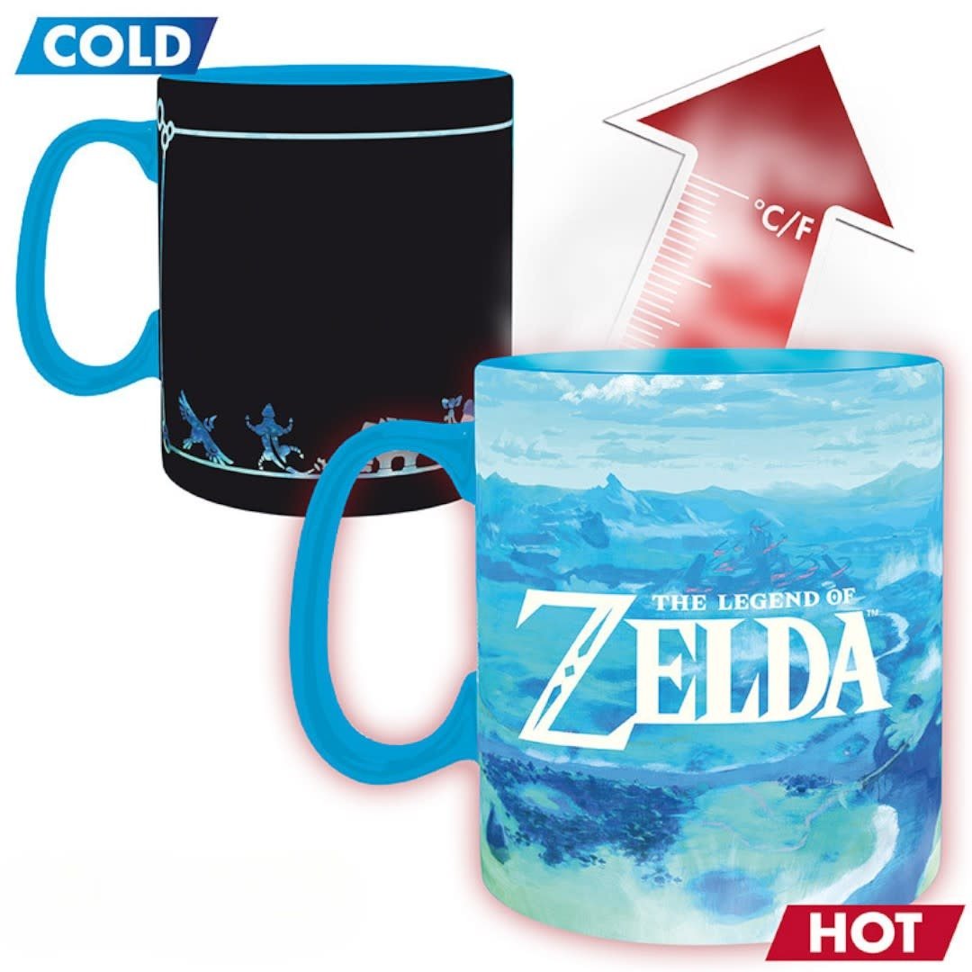 THE LEGEND OFZELDA - Mug Heat Change - 460ml - Breath the Wild - Fans Geek Store