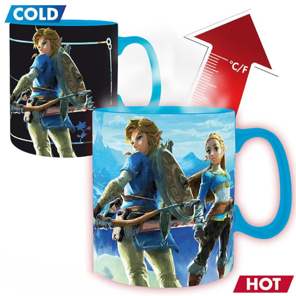 THE LEGEND OFZELDA - Mug Heat Change - 460ml - Breath the Wild - Fans Geek Store
