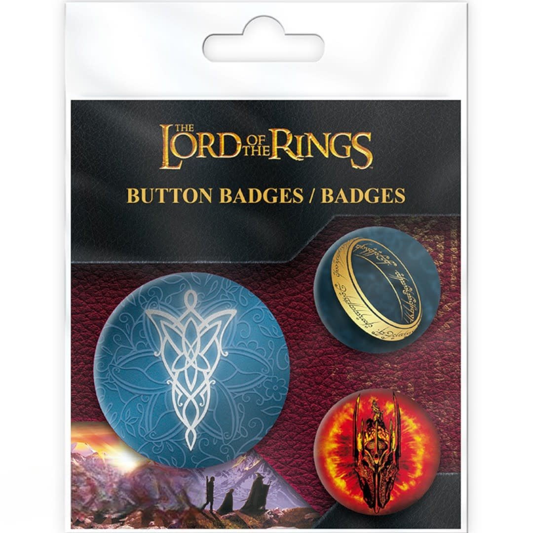 LORD OF THE RINGS - Badge Pack - Middle Earth - Fans Geek Store