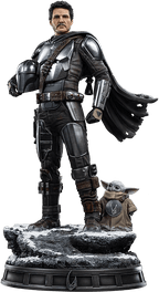 The Mandalorian & Grogu Quarter Scale Statue - Iron Studios - Fans Geek Storeproduct_typeIron Studios