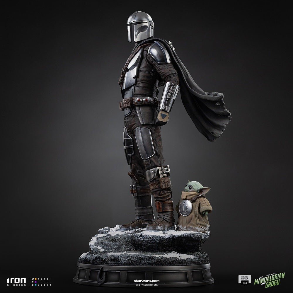 The Mandalorian & Grogu Quarter Scale Statue - Iron Studios - Fans Geek Storeproduct_typeIron Studios
