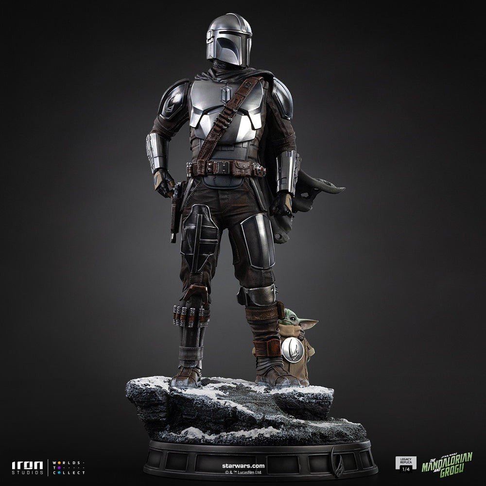 The Mandalorian & Grogu Quarter Scale Statue - Iron Studios - Fans Geek Storeproduct_typeIron Studios