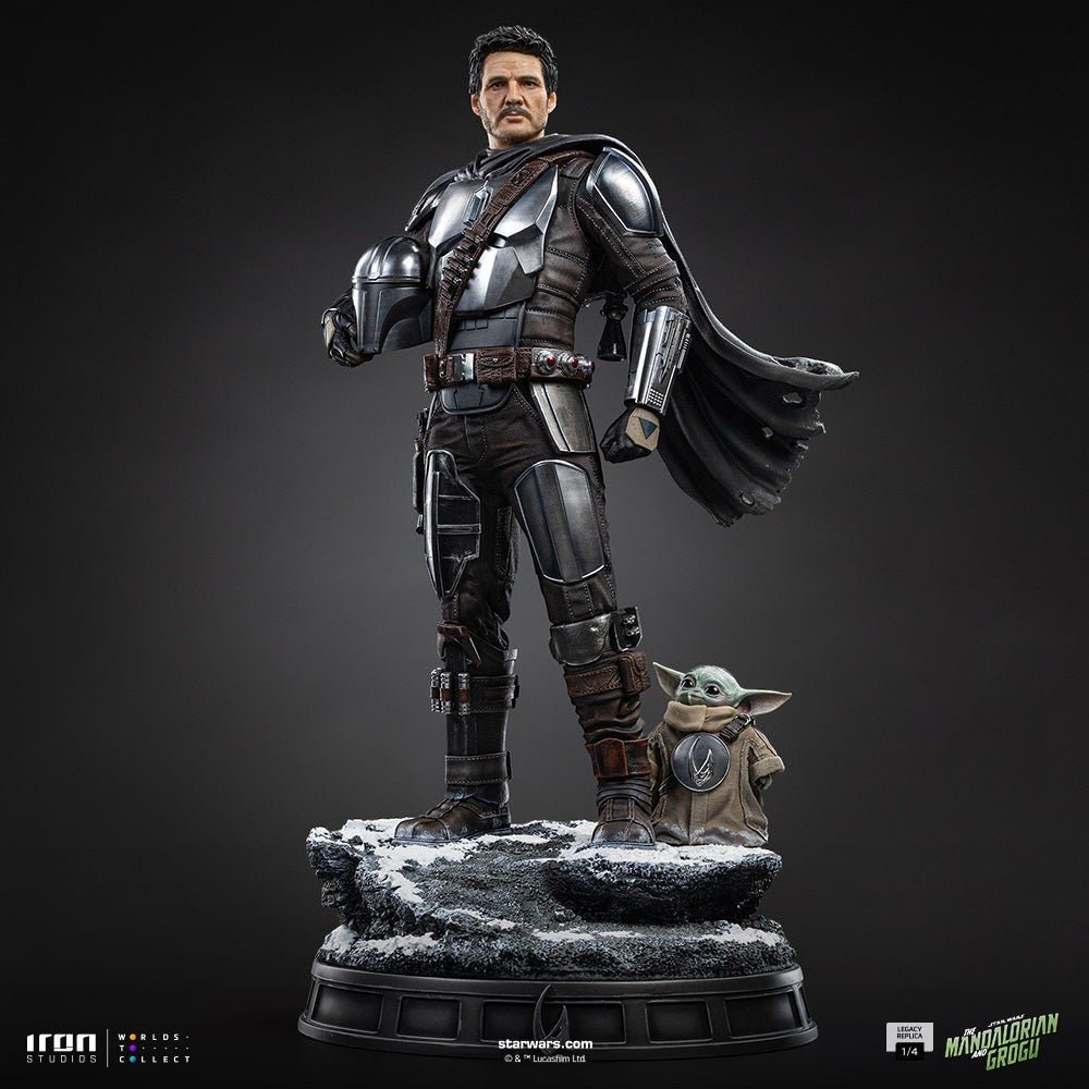 The Mandalorian & Grogu Quarter Scale Statue - Iron Studios - Fans Geek Storeproduct_typeIron Studios