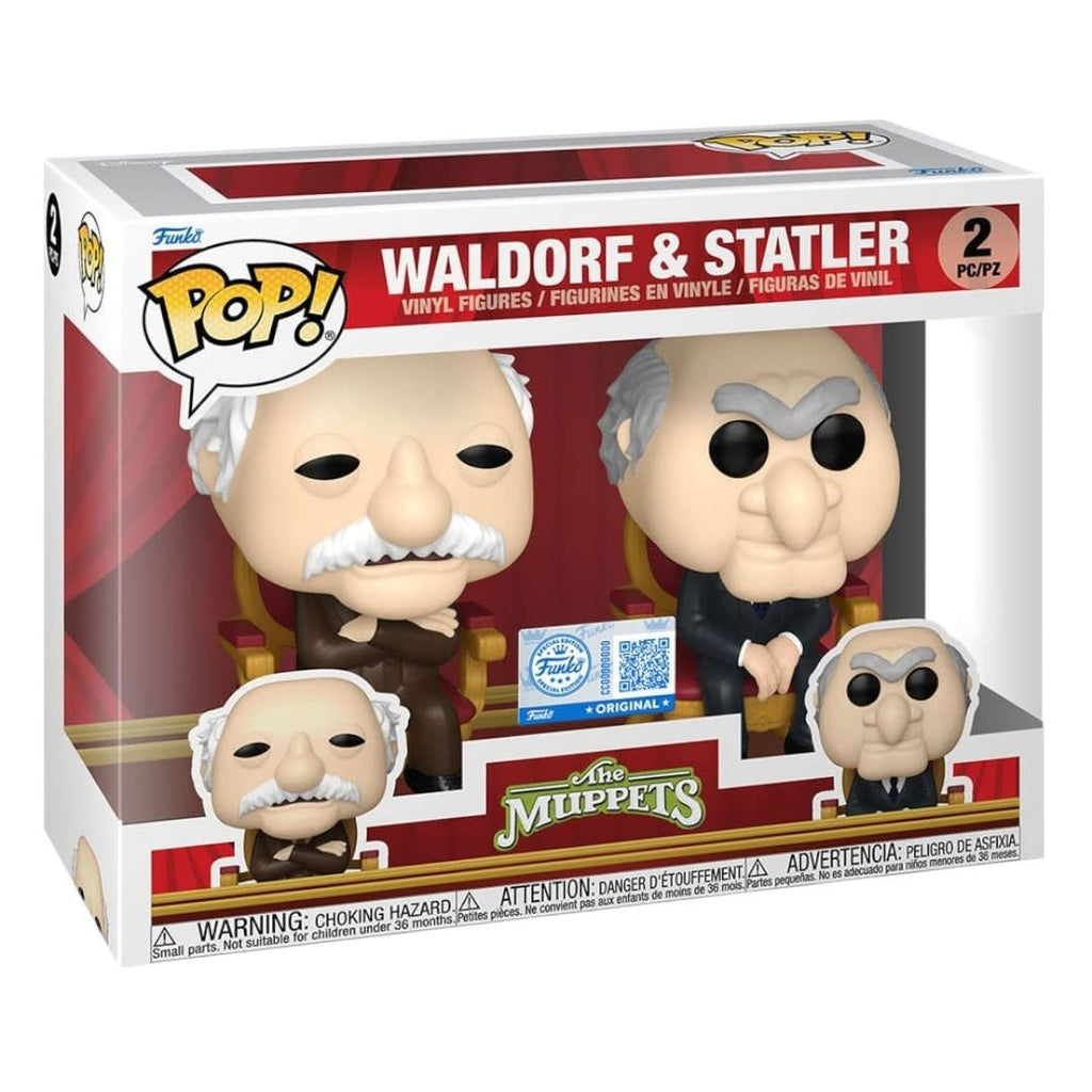 The Muppets Waldorf & Statler Pop! Television Vinyl Figuren 2-Pack 9 cm - Funko - Fans Geek Storeproduct_typeFunko