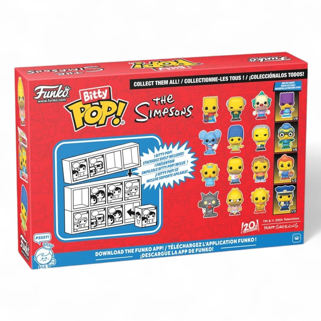 The Simpsons Bitty POP! Vinyl Figure 4 - Pack Series 1 - Fans Geek Store