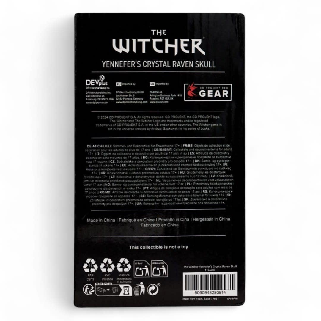 The Witcher 3 Replica Crystal Skull - Fans Geek Store