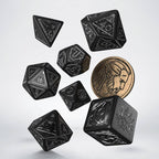 The Witcher dobbelsteenset Geralt zilveren zwaard zwart en zilver - Fans Geek Storeproduct_typeCardshouse
