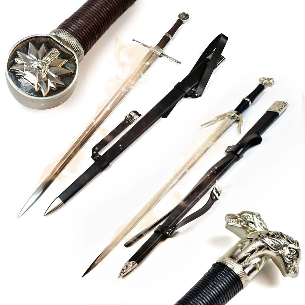 The Witcher Sword Set - Silver + Steel Sword Bundle - Fans Geek Store