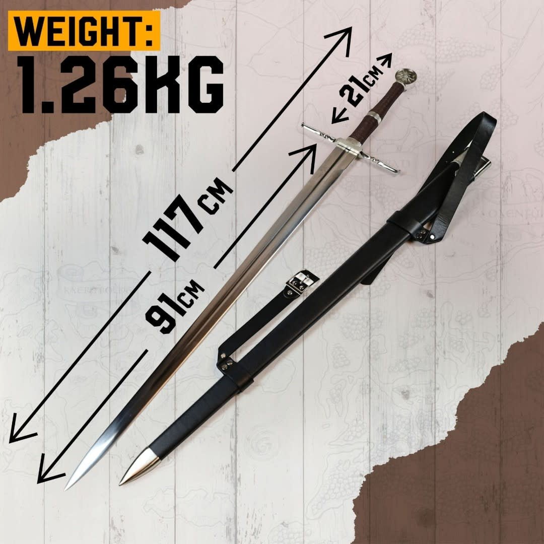 The Witcher Sword Set - Silver + Steel Sword Bundle - Fans Geek Store