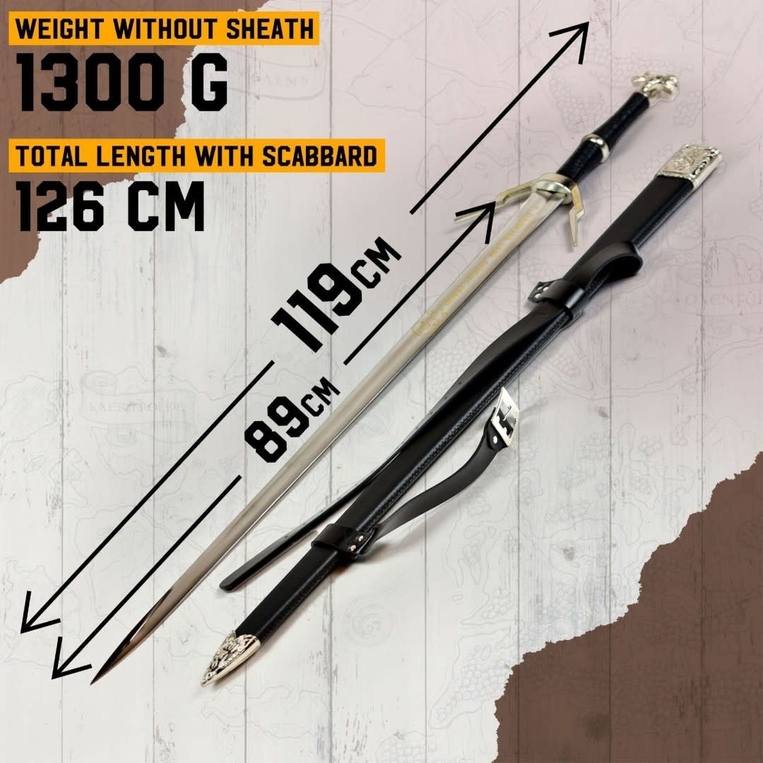 The Witcher Sword Set - Silver + Steel Sword Bundle - Fans Geek Store