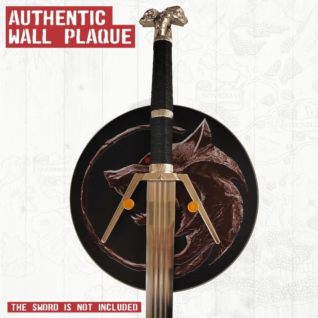 The Witcher - Wall Display for Silver and Steel Sword - Fans Geek Store
