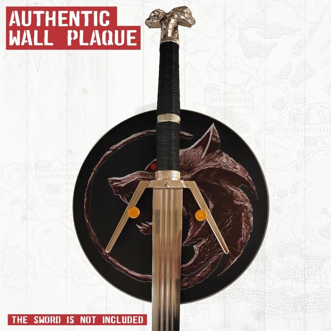 The Witcher - Wall Display for Silver and Steel Sword - Fans Geek Store