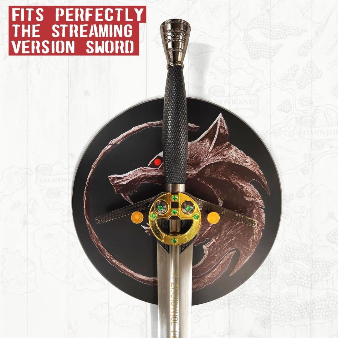 The Witcher - Wall Display for Silver and Steel Sword - Fans Geek Store
