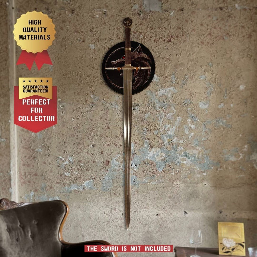 The Witcher - Wall Display for Silver and Steel Sword - Fans Geek Store