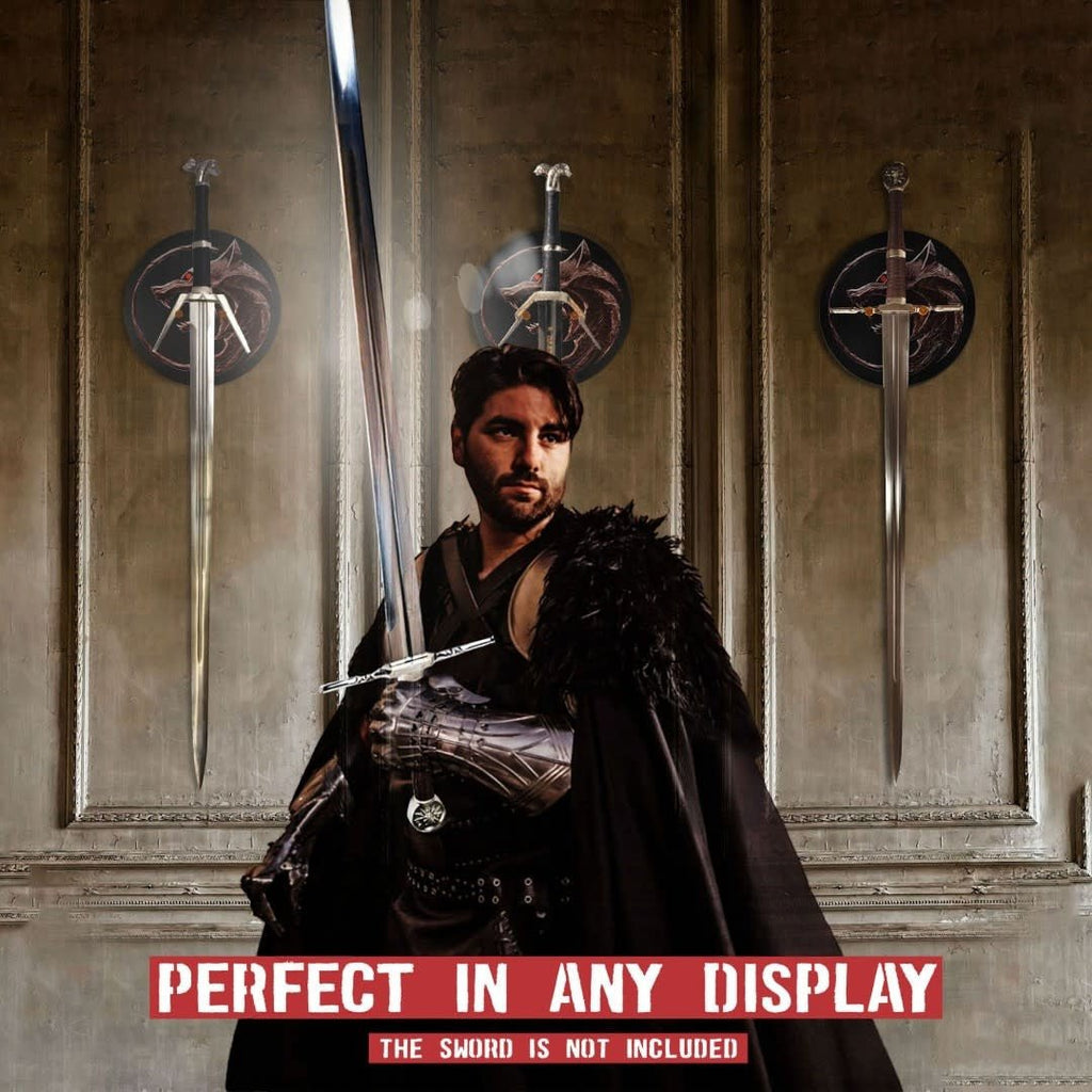 The Witcher - Wall Display for Silver and Steel Sword - Fans Geek Store