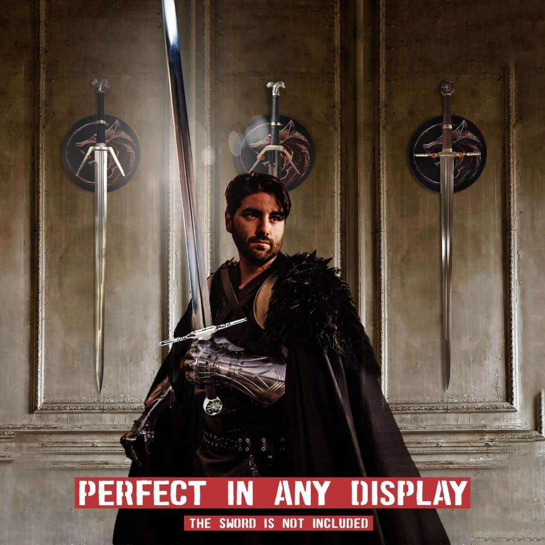 The Witcher - Wall Display for Silver and Steel Sword - Fans Geek Store