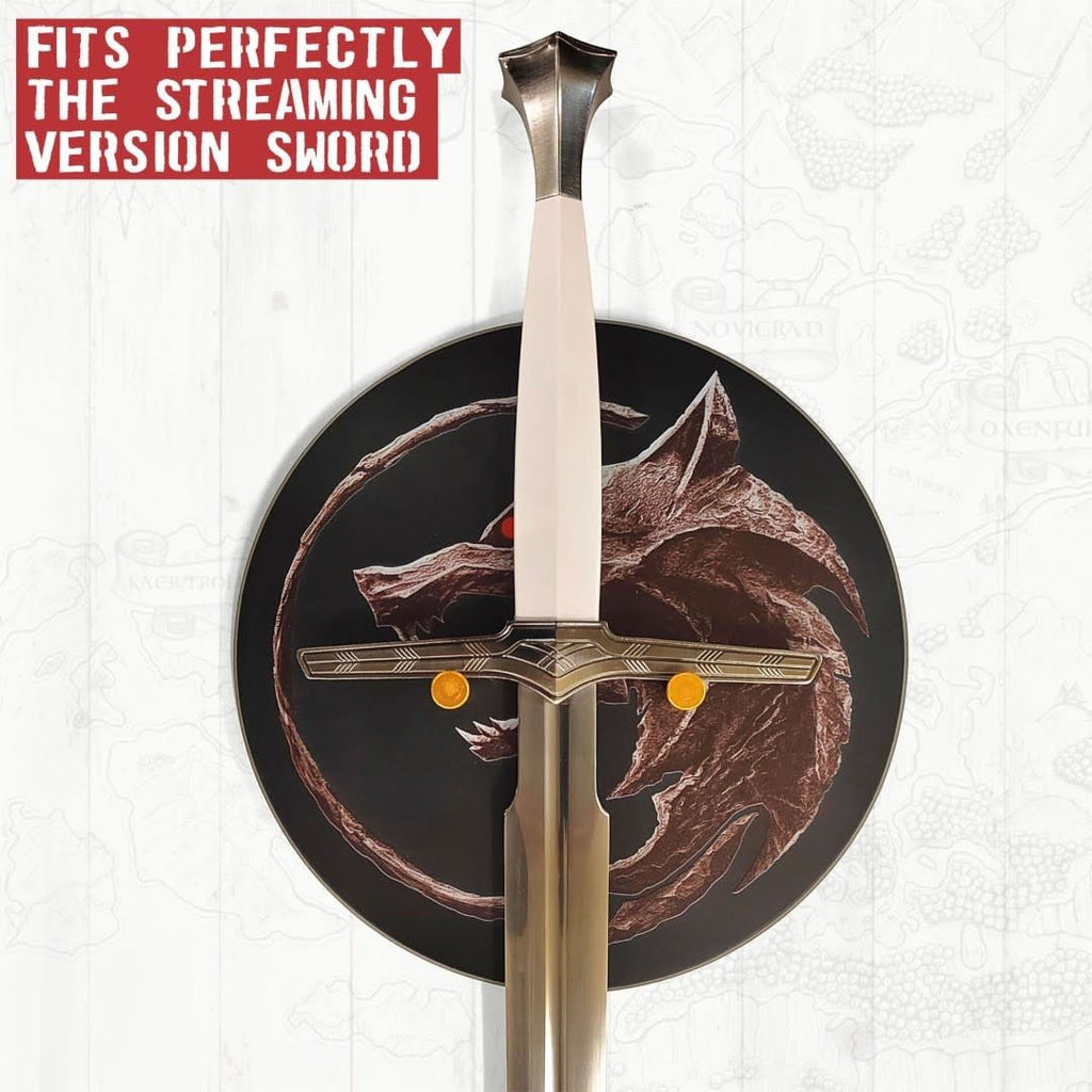 The Witcher - Wall Display for Silver and Steel Sword - Fans Geek Store