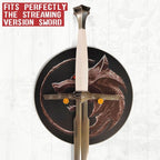 The Witcher - Wall Display for Silver and Steel Sword - Fans Geek Store