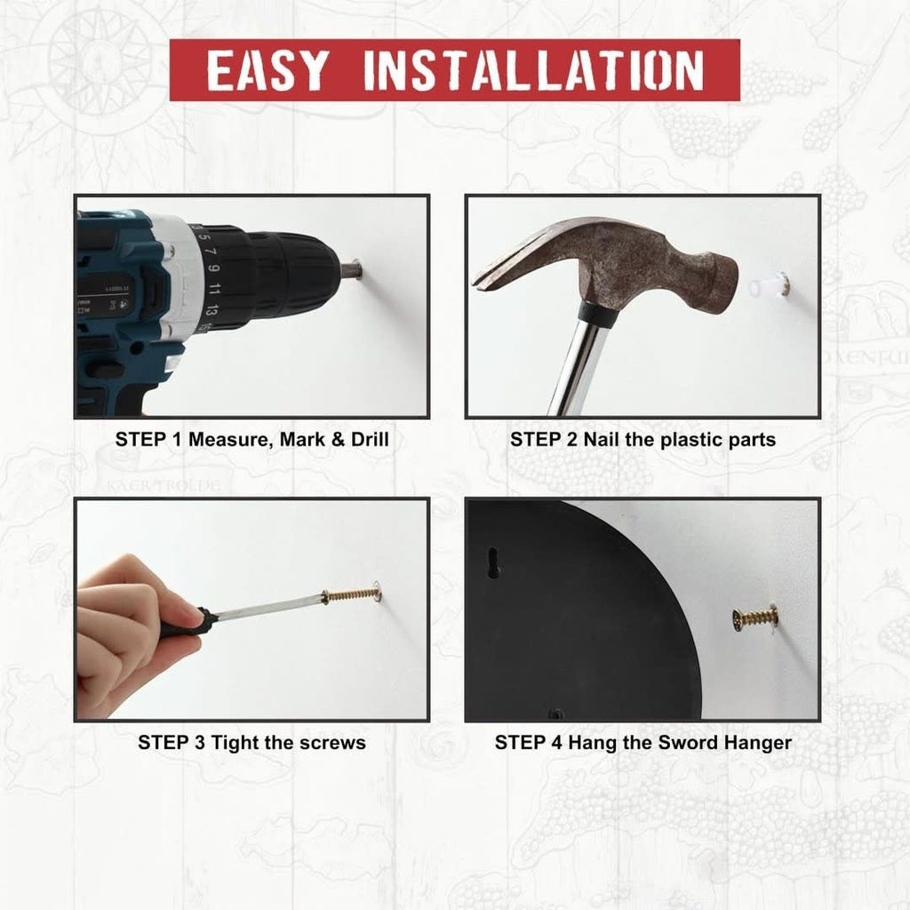 The Witcher - Wall Display for Silver and Steel Sword - Fans Geek Store