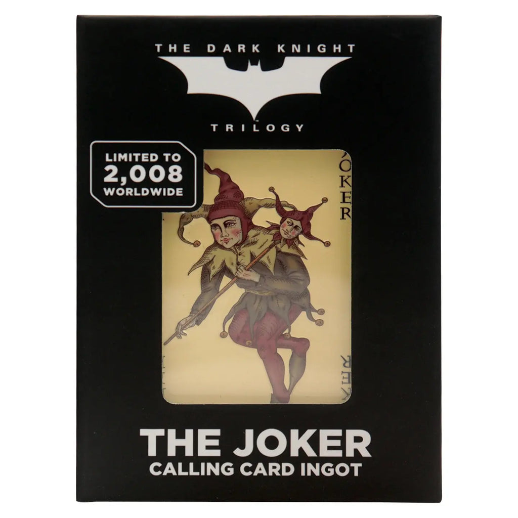 Batman Limited Edition Joker Calling Card Ingot - Fans Geek Store