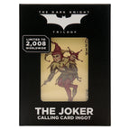 Batman Limited Edition Joker Calling Card Ingot - Fans Geek Store