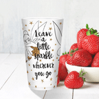 Tinkerbell drinkglas met gouden glitters - Fans Geek Storeproduct_type#Disney