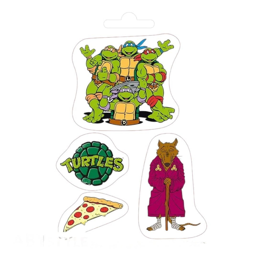 TMNT - Stickers - 16x11cm/ 2 sheets - Turtles & Splinter - Fans Geek Store