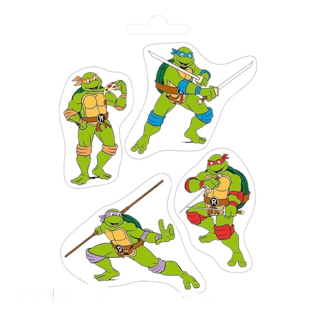 TMNT - Stickers - 16x11cm/ 2 sheets - Turtles & Splinter - Fans Geek Store