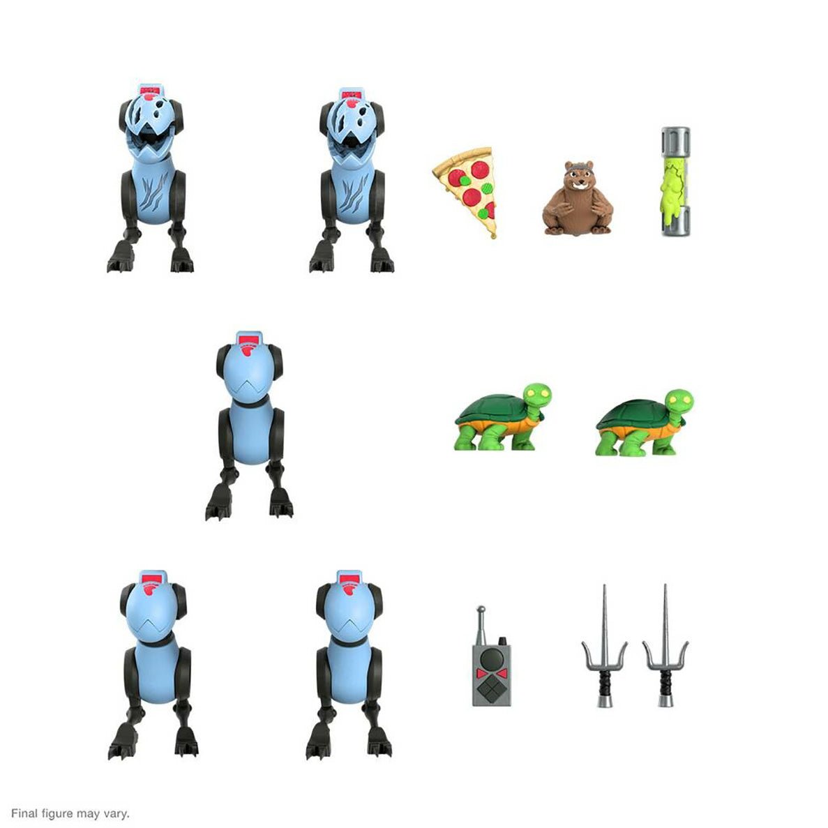 TMNT: Ultimates Wave 6 - Mousers 3 inch Action Figure 5 - Pack - Fans Geek Store