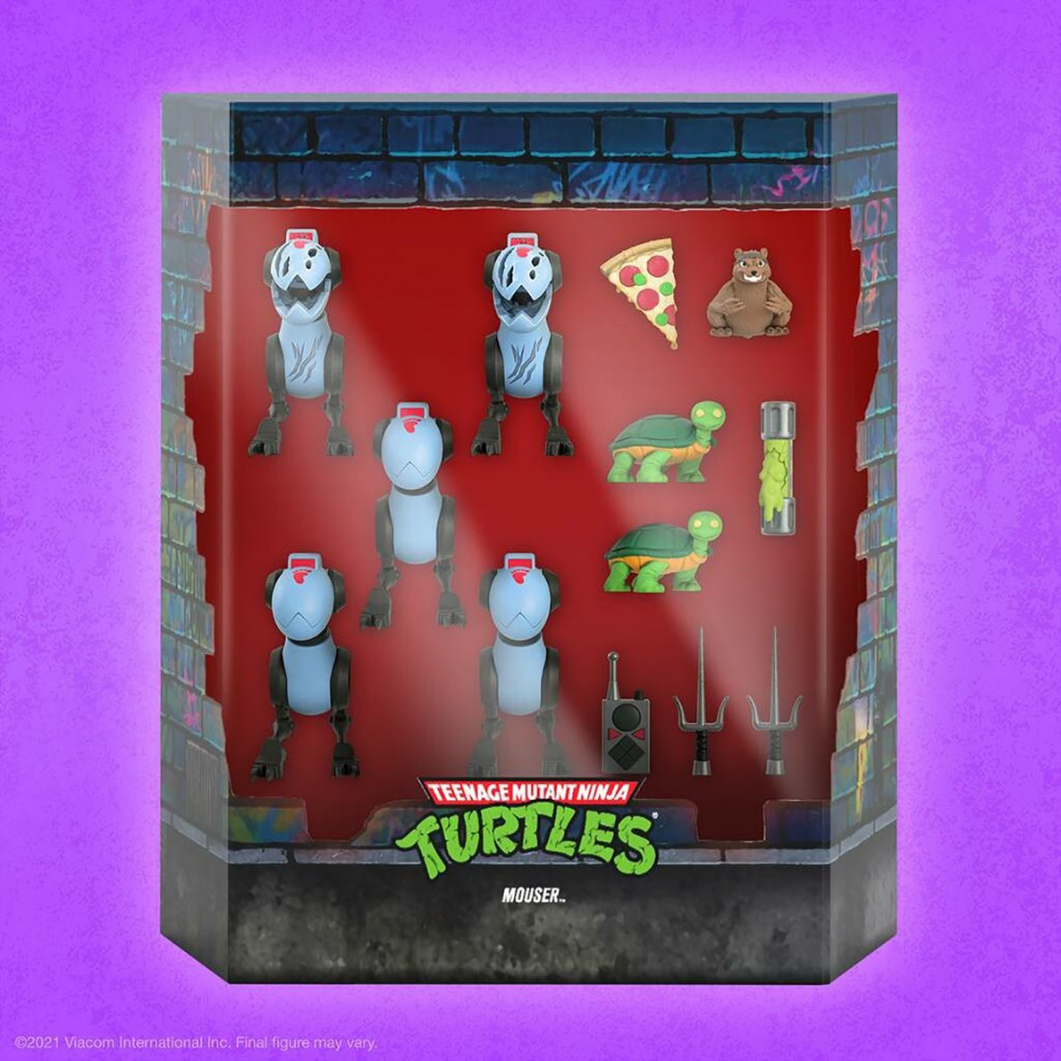 TMNT: Ultimates Wave 6 - Mousers 3 inch Action Figure 5 - Pack - Fans Geek Store