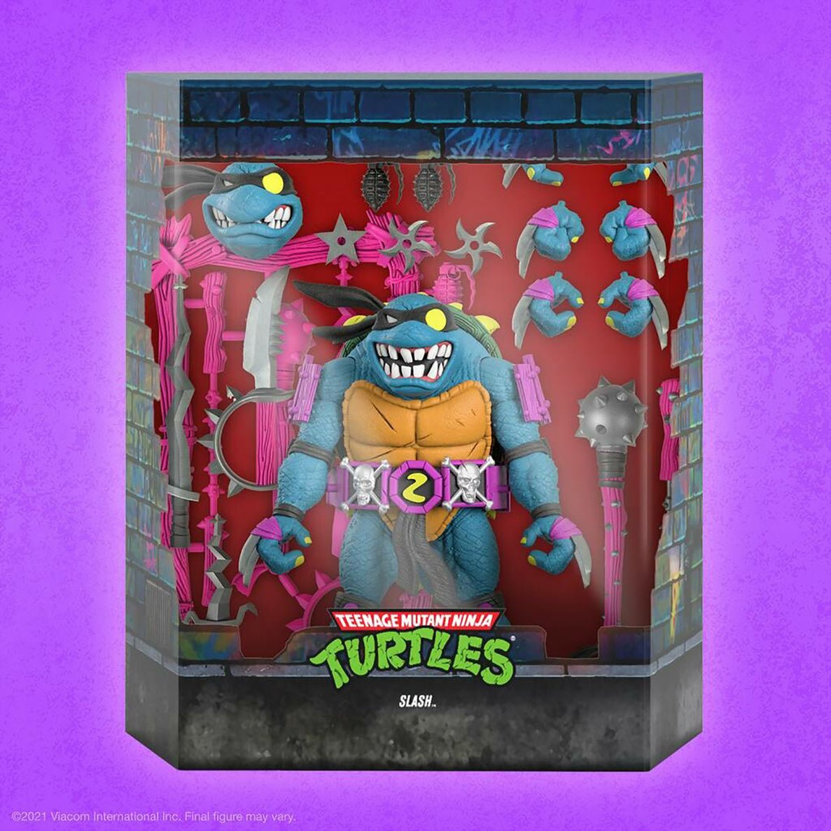 TMNT: Ultimates Wave 6 - Slash 7 inch Action Figure - Fans Geek Store
