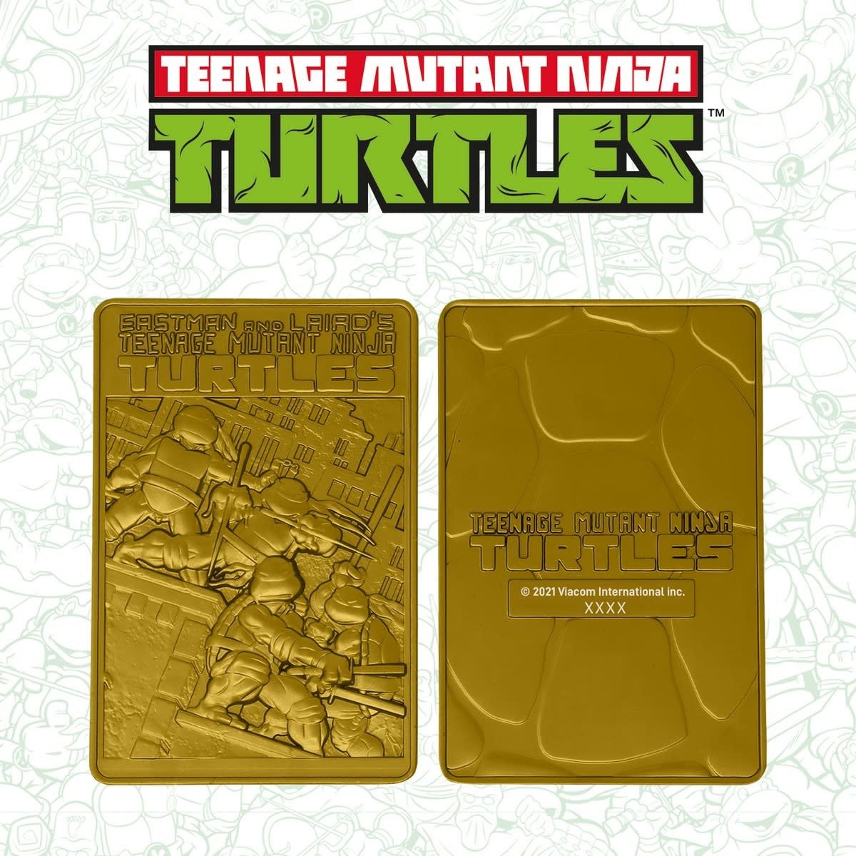 Teenage Mutant Ninja Turtles: First Comic 24k Gold Plated Ingot - Fans Geek Store