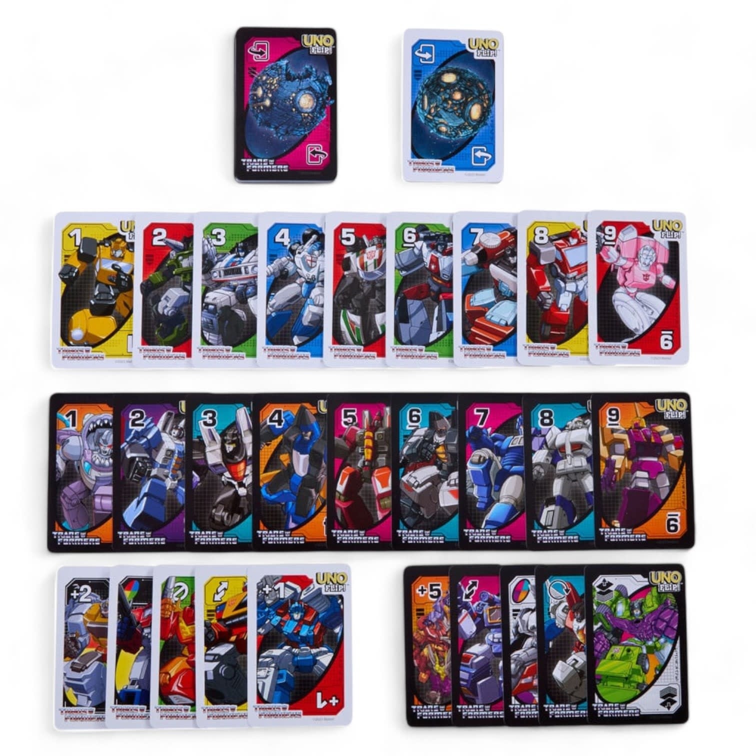 Transformers UNO Flip! Card Game - Fans Geek Store