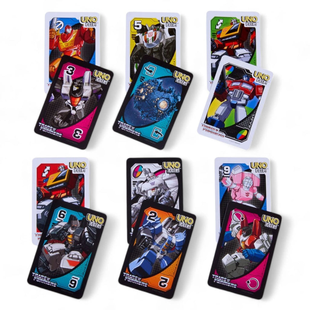 Transformers UNO Flip! Card Game - Fans Geek Store