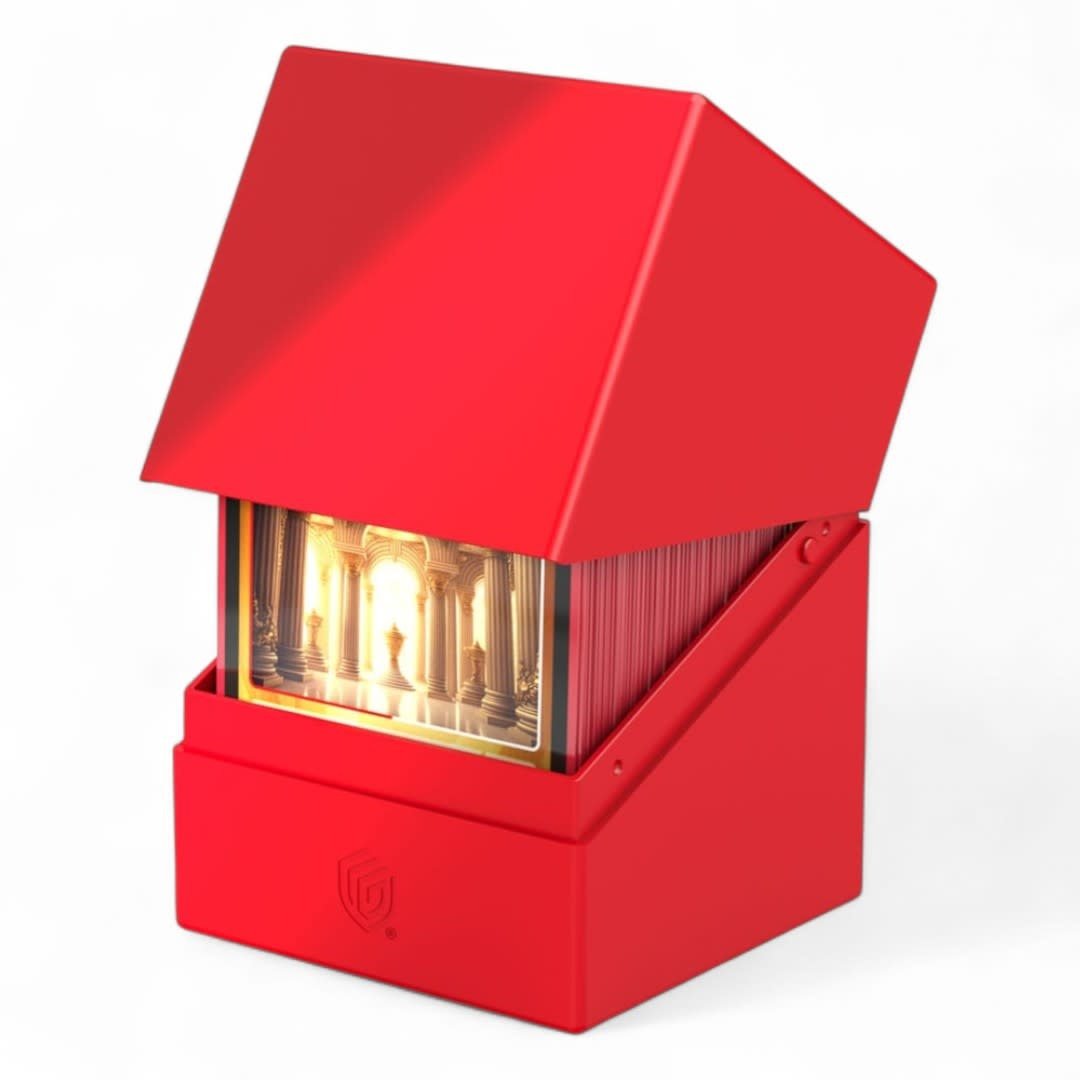 Ultimate Guard Boulder 100+ Solid - Red - Fans Geek Store