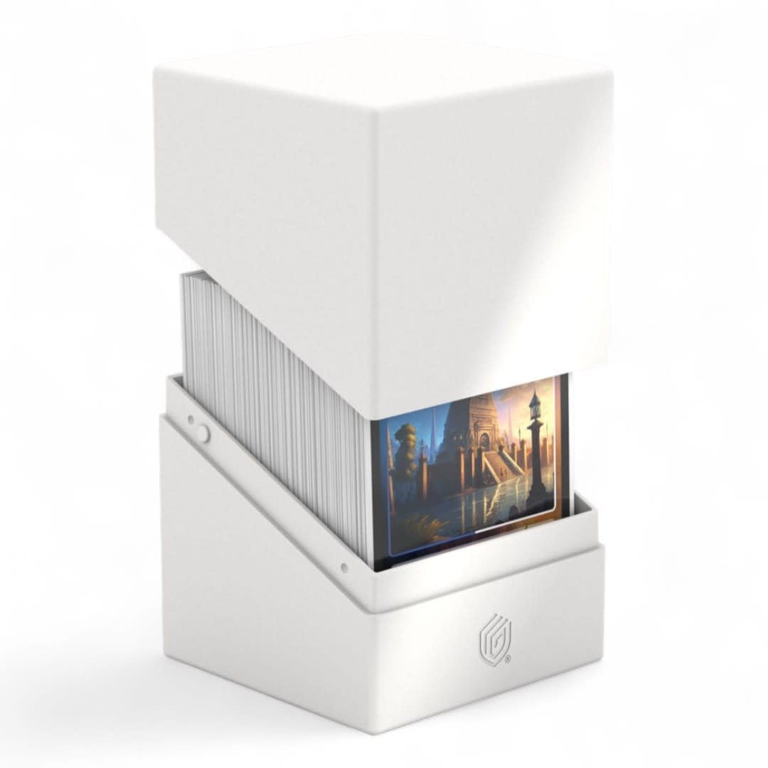 Ultimate Guard Boulder 100+ Solid - White - Fans Geek Store