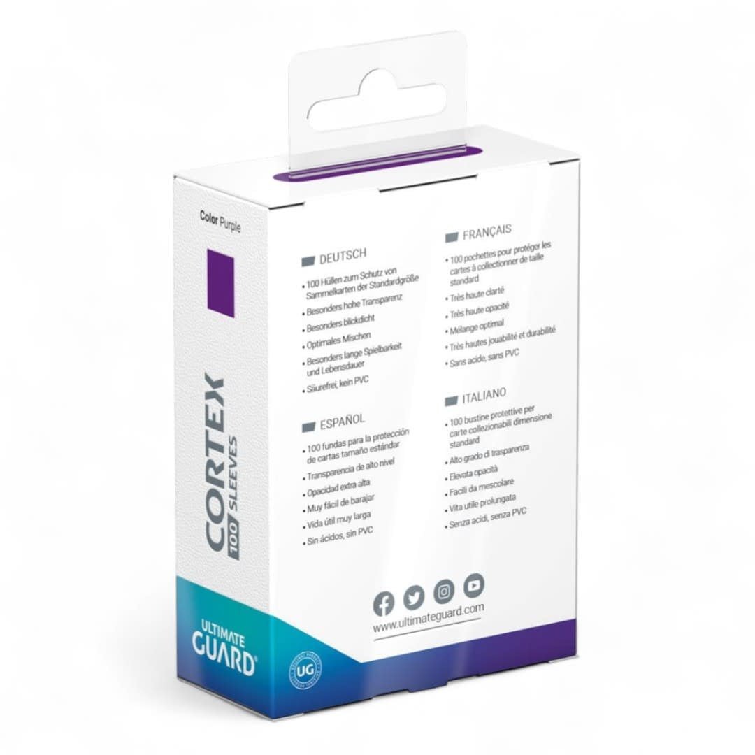 Ultimate Guard Cortex Sleeves Standard Size (100) - Purple - Fans Geek Store