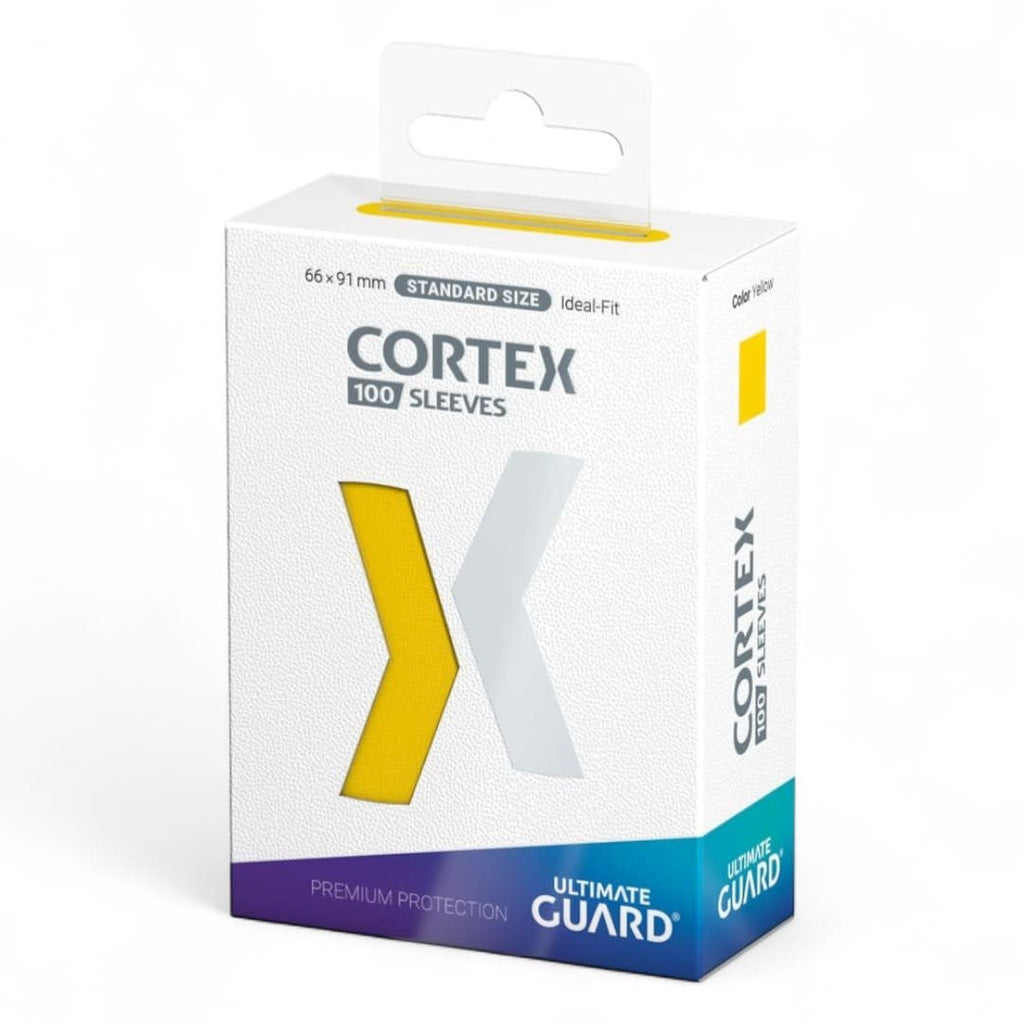 Ultimate Guard Cortex Sleeves Standard Size (100) - Yellow - Fans Geek Store