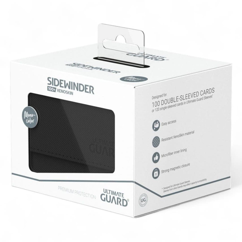 Ultimate Guard Sidewinder 100+ Xenoskin - Black - Fans Geek Store